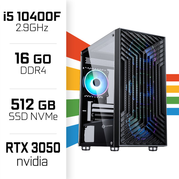 PC Gamer UltraPC Core i5 10400F/512GB/16GB/RTX3050 PC Gamer Standard UltraPC, Ultra Pc Gamer Maroc