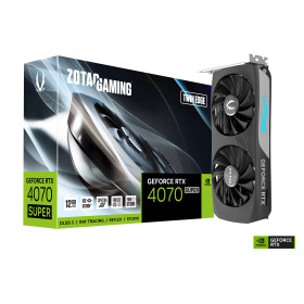 Zotac Gaming GeForce RTX 4070 SUPER Twin Edge 12GB GDDR6X Cartes graphiques Zotac, Ultra Pc Gamer Maroc