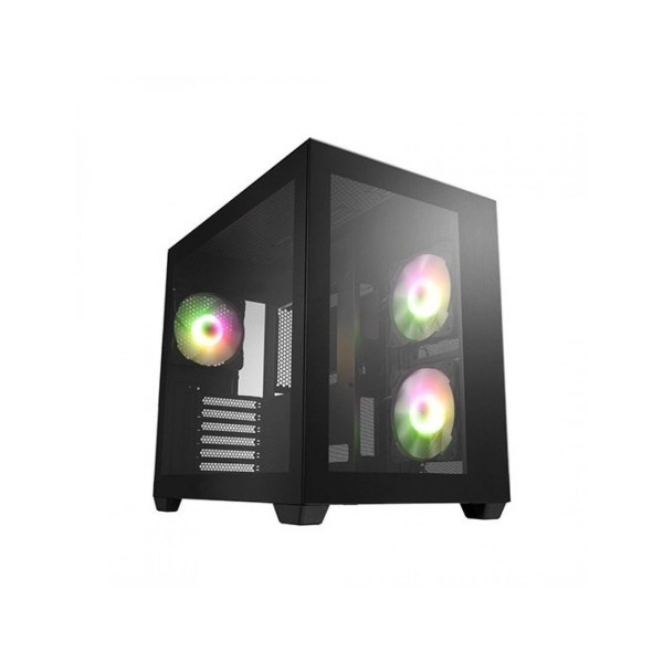 FSP CMT380 ARGB BLACK Les Minis Boitiers FSP, Ultra Pc Gamer Maroc