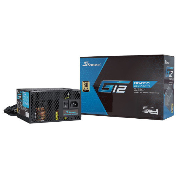 SEASONIC G12 GC 80PLUS Gold 650W Alimentations PC Seasonic, Ultra Pc Gamer Maroc
