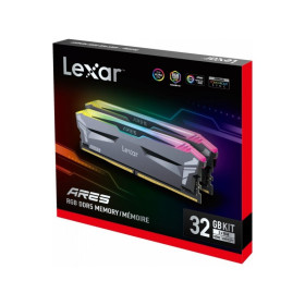 LEXAR ARGB ARES DDR5 32Go (2x16Go) 6000MHz CL34 Mémoire vive PC Lexar, Ultra Pc Gamer Maroc
