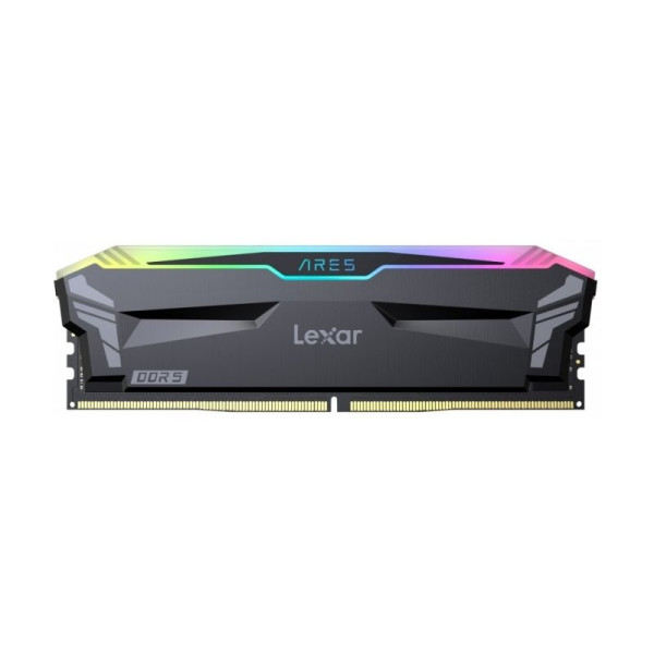 LEXAR ARGB ARES DDR5 32Go (2x16Go) 6000MHz CL34 Mémoire vive PC Lexar, Ultra Pc Gamer Maroc