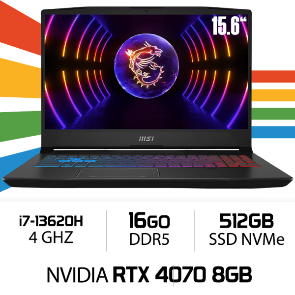 MSI Pulse 15 B13VGK i7-13620H/16Go/512GB SSD/RTX4070 8GB/15,6" QHD 240Hz PC Portables Gamer MSI, Ultra Pc Gamer Maroc
