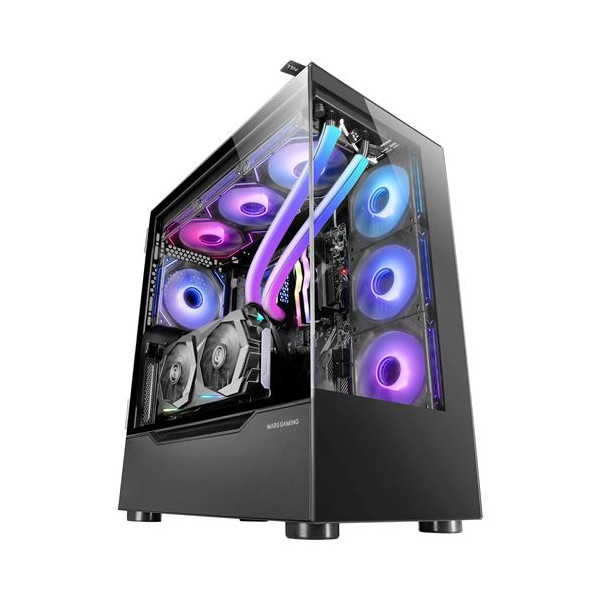 Mars Gaming MC-ULT Black Boitiers PC Mars Gaming, Ultra Pc Gamer Maroc