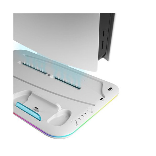 Mars Gaming MPS5-B PS5 Stand White Console Mars Gaming, Ultra Pc Gamer Maroc