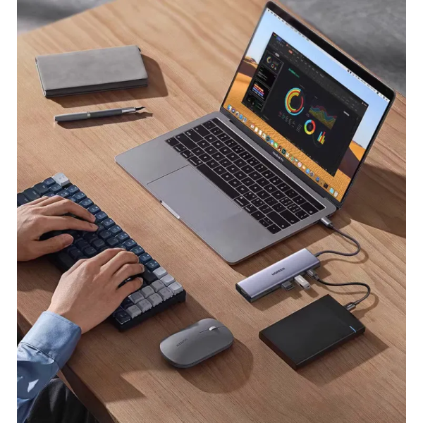 HUB USB-C Ugreen 9 en 1 (15600) Connectique UGREEN, Ultra Pc Gamer Maroc
