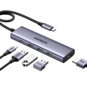 HUB USB-C Ugreen 5 en 1 (15596) Connectique UGREEN, Ultra Pc Gamer Maroc