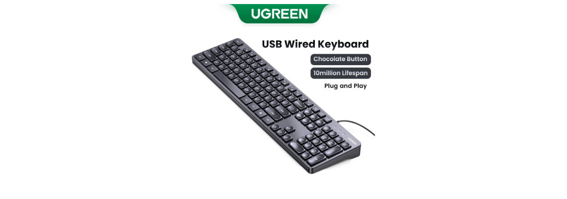 Ugreen Clavier filaire 1,5M (90875)