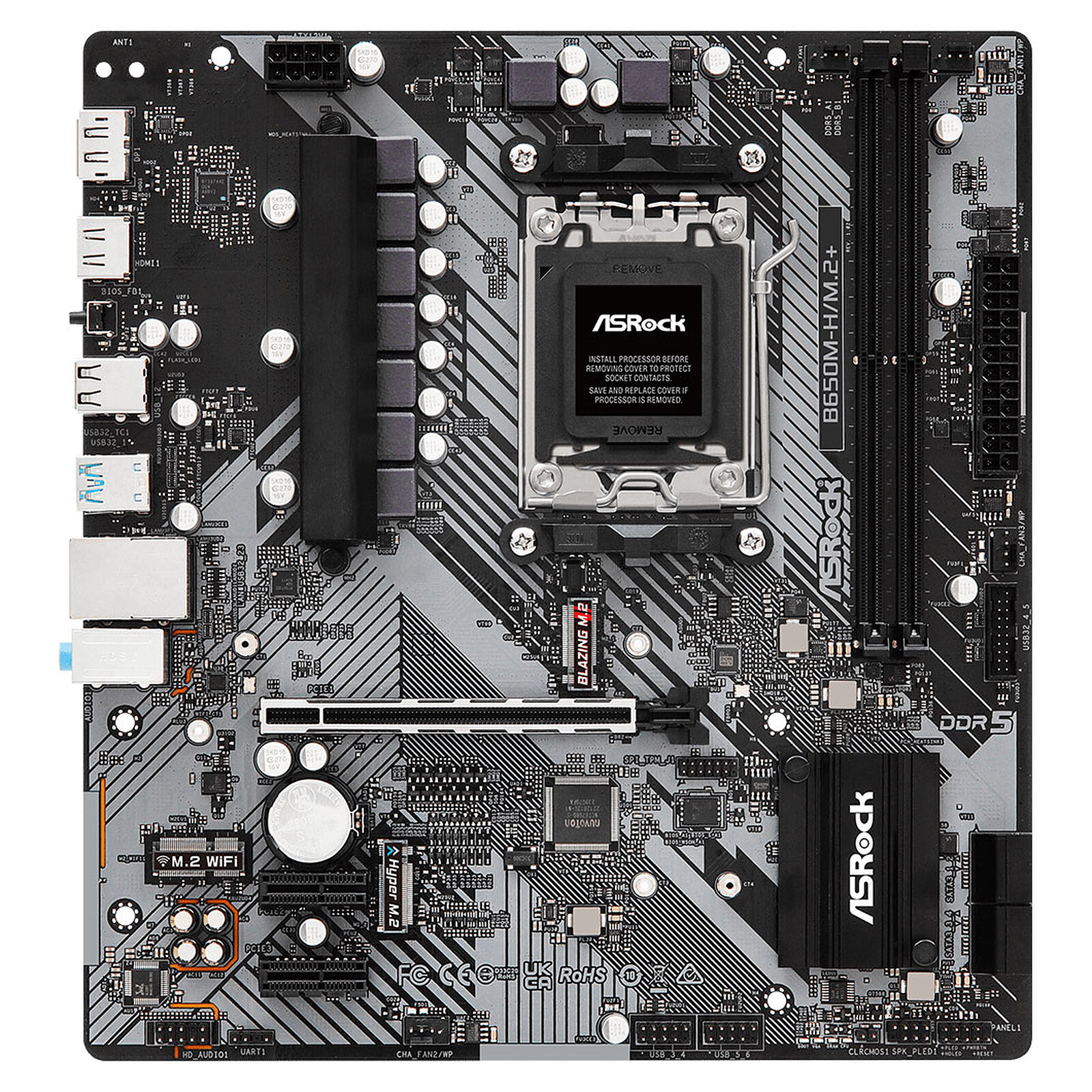 Lot De Deux Cartes Mères ASROCK : E35LM1 (avec 8 Go DDR3) + PV530 – MicroATX/ITX – AMD – Occasion