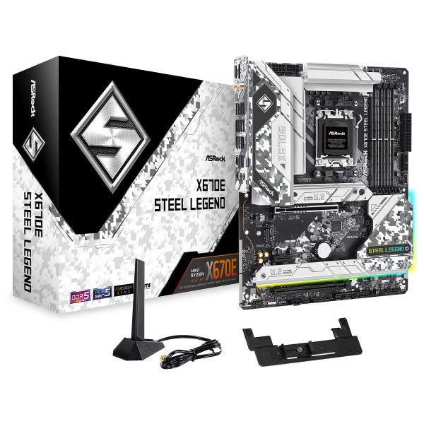 ASRock X670E Steel Legend Cartes mères ASRock, Ultra Pc Gamer Maroc