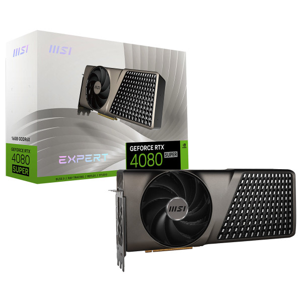 MSI GeForce RTX 4080 SUPER 16G EXPERT Cartes graphiques MSI, Ultra Pc Gamer Maroc
