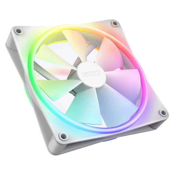 NZXT F140 RGB Duo Twin Pack White Ventilateurs boîtier NZXT, Ultra Pc Gamer Maroc
