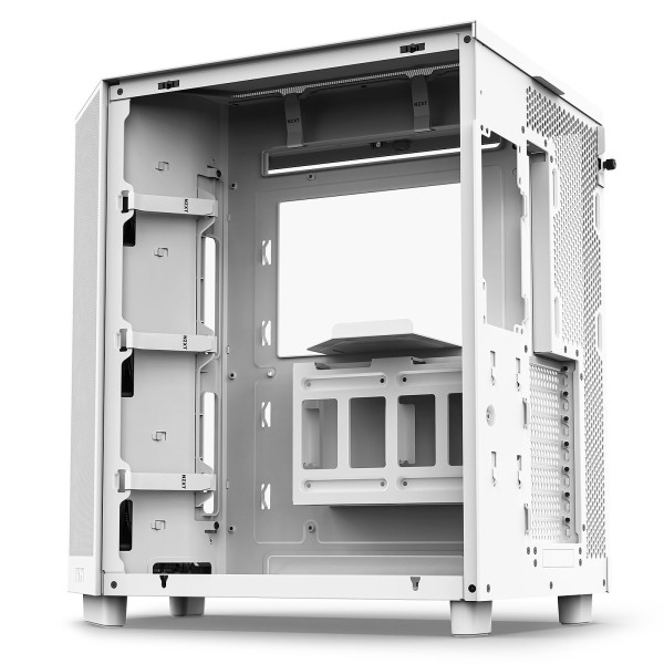 NZXT H6 Flow White Boitiers PC NZXT, Ultra Pc Gamer Maroc