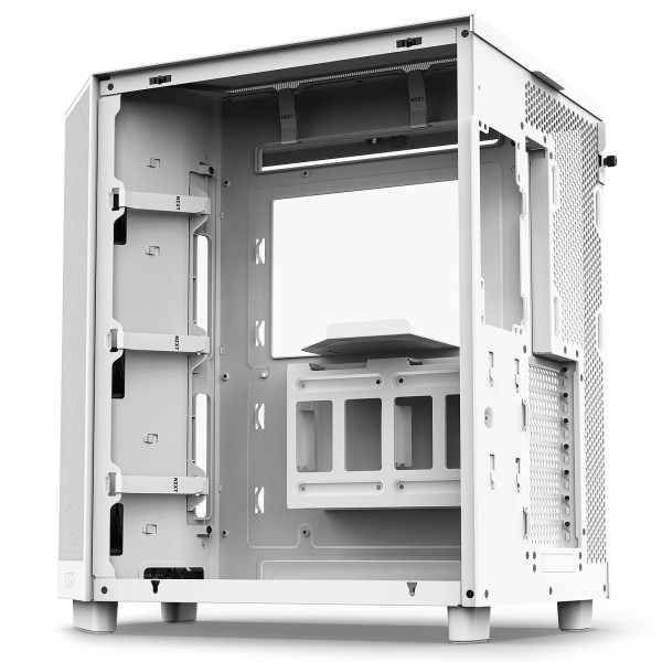 NZXT H6 Flow RGB White Boitiers PC NZXT, Ultra Pc Gamer Maroc