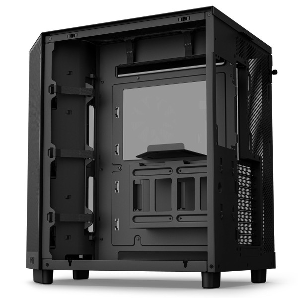 NZXT H6 Flow RGB Black Boitiers PC NZXT, Ultra Pc Gamer Maroc
