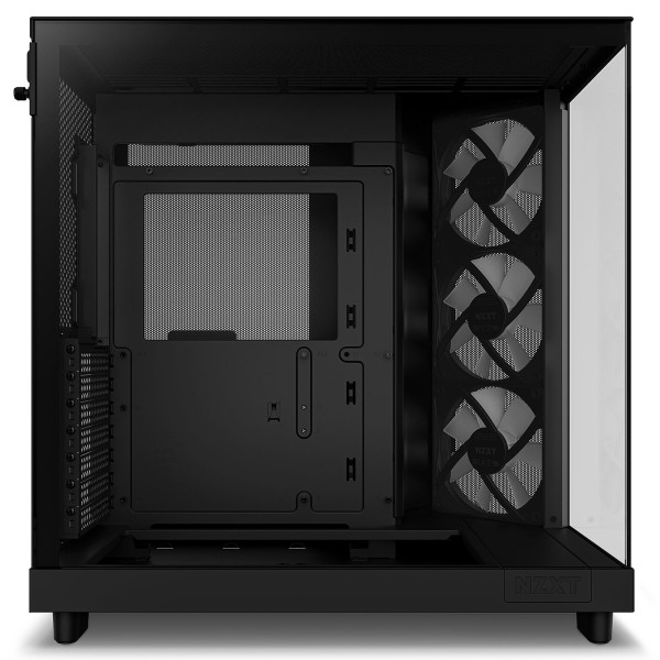 NZXT H6 Flow RGB Black Boitiers PC NZXT, Ultra Pc Gamer Maroc