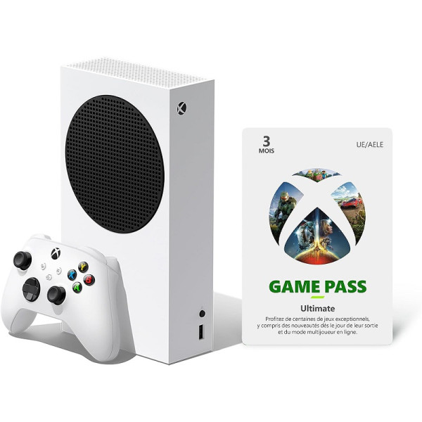 Microsoft Xbox Series S + 3 Mois Gamepass Ultimate Console Xbox, Ultra Pc Gamer Maroc