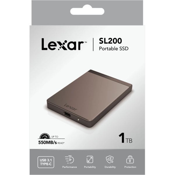 Lexar SL200 SSD 1To Disques durs externes Lexar, Ultra Pc Gamer Maroc