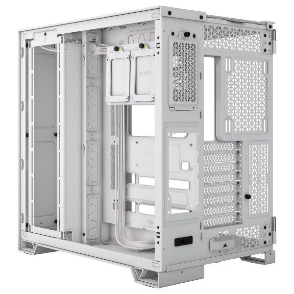 Corsair 6500D AirFlow Blanc Boitiers PC Corsair, Ultra Pc Gamer Maroc