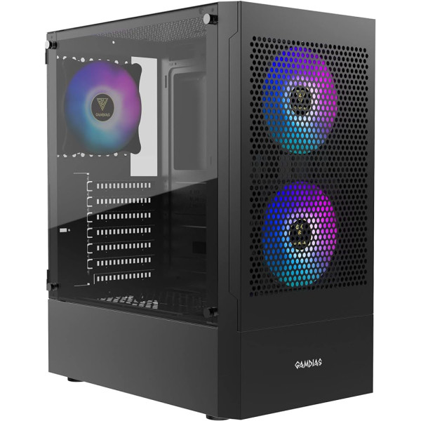 Gamdias Talos E3 Mesh Black Boitiers PC Gamdias, Ultra Pc Gamer Maroc