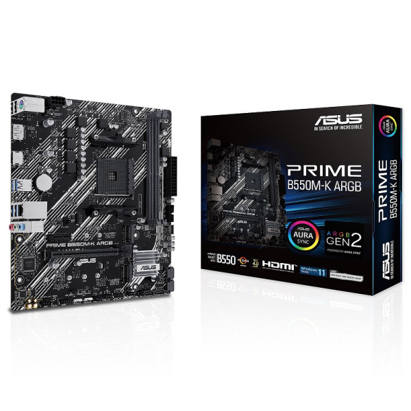 ASUS PRIME B550M-K ARGB Cartes mères ASUS, Ultra Pc Gamer Maroc