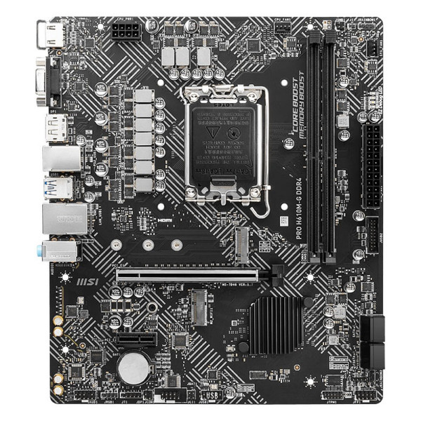 MSI PRO H610M-G DDR4 Socket 1700 MSI, Ultra Pc Gamer Maroc