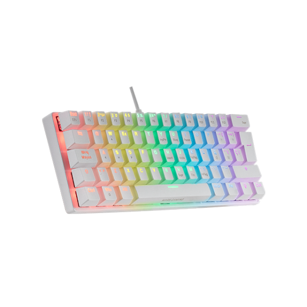 Mars Gaming MK60 White (Brown Switch) Claviers Mars Gaming, Ultra Pc Gamer Maroc