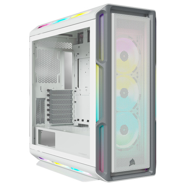 Corsair iCUE 5000T RGB (Blanc) Boitiers PC Corsair, Ultra Pc Gamer Maroc