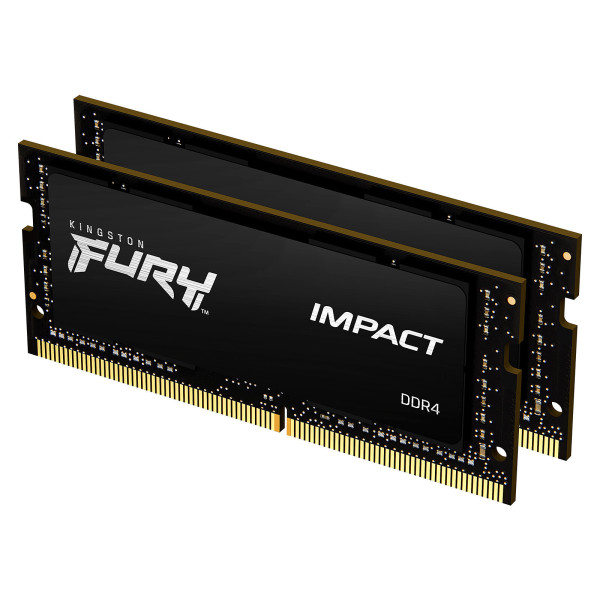 Kingston FURY Impact SO-DIMM 32 Go (2 x 16 Go) DDR4 3200 MHz CL20 Mémoire vive PC portable Kingston, Ultra Pc Gamer Maroc