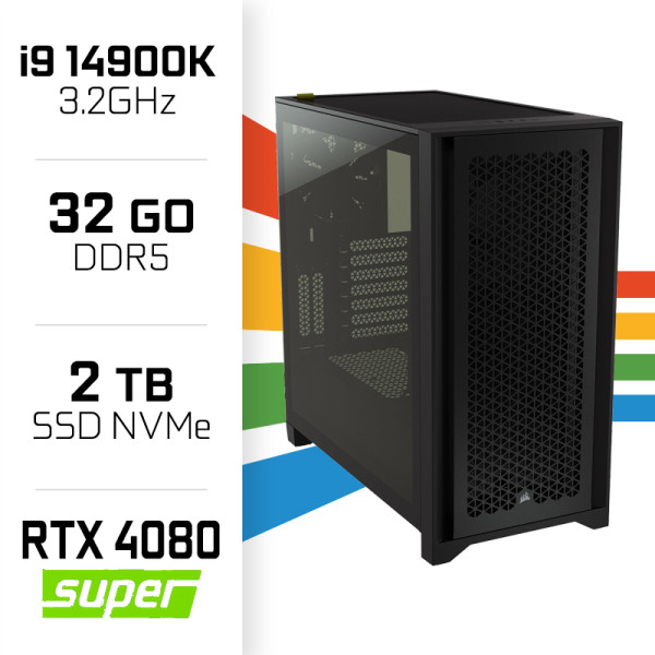PC Gamer UltraPC Core i9 14900K/2TB SSD/32GB DDR5/RTX4080SUPER PC Gamer Avancé UltraPC, Ultra Pc Gamer Maroc