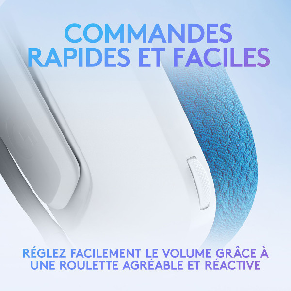 Logitech G G335 (Blanc) Casques Logitech, Ultra Pc Gamer Maroc