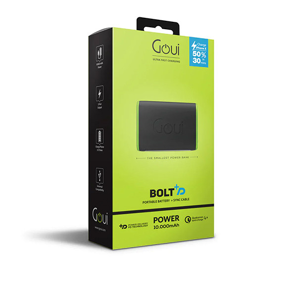 Goui Bolt Mini PowerBank 10000 mAh Power bank Goui, Ultra Pc Gamer Maroc