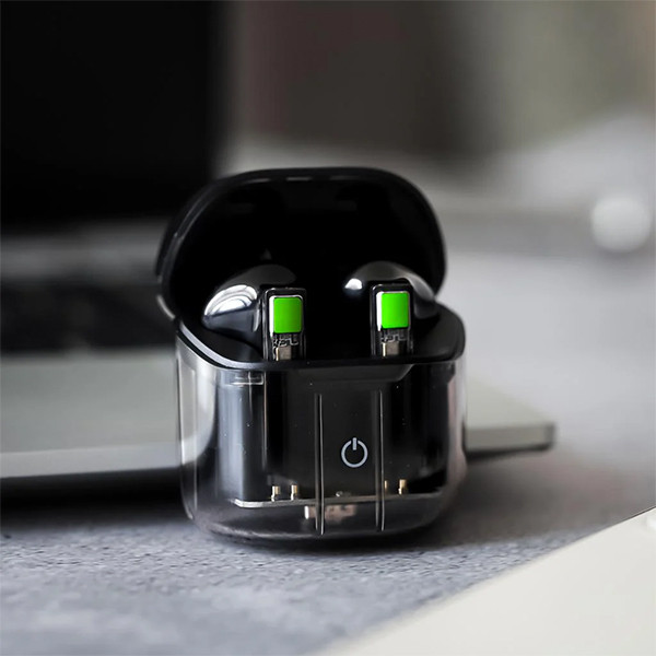 Goui G•Pods Écouteurs Sans Fil Transparent Casques Goui, Ultra Pc Gamer Maroc