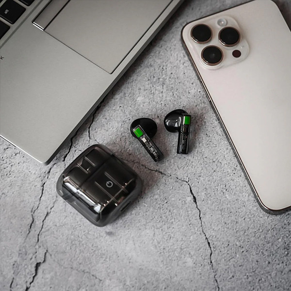 Goui G•Pods Écouteurs Sans Fil Transparent Casques Goui, Ultra Pc Gamer Maroc