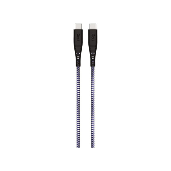 Goui Flex Câble Type-C vers Type-C 1,5 mètre - Bleu foncé Câbles Goui, Ultra Pc Gamer Maroc