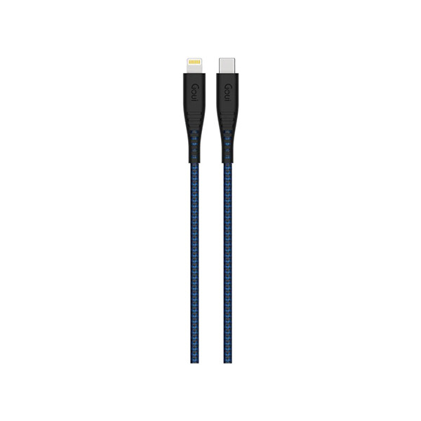 Goui Flex Câble Type-C vers Lightning de 2 mètres - Bleu foncé Câbles Goui, Ultra Pc Gamer Maroc