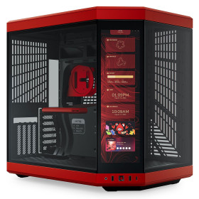 Hyte Y70 Touch Infinite (Noir/Rouge) Boitiers PC HYTE, Ultra Pc Gamer Maroc