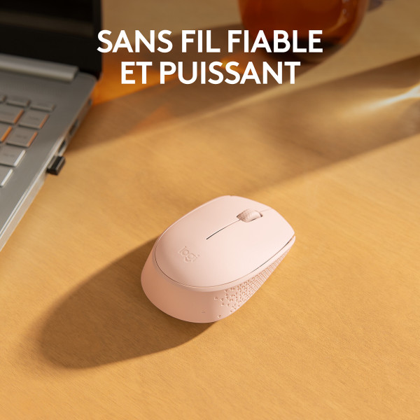 Logitech M171 Wireless Mouse (Rose) Souris Logitech, Ultra Pc Gamer Maroc