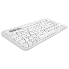 Logitech Pebble Keys 2 K380s (White) Claviers Logitech, Ultra Pc Gamer Maroc