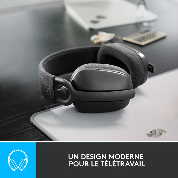 Logitech Zone Vibe 100 Graphite Casques Logitech, Ultra Pc Gamer Maroc