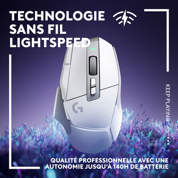 Logitech G G502X Lightspeed White Souris Logitech, Ultra Pc Gamer Maroc