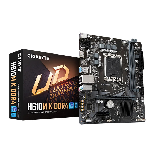 Gigabyte H610M K DDR4 Socket 1700 Gigabyte, Ultra Pc Gamer Maroc