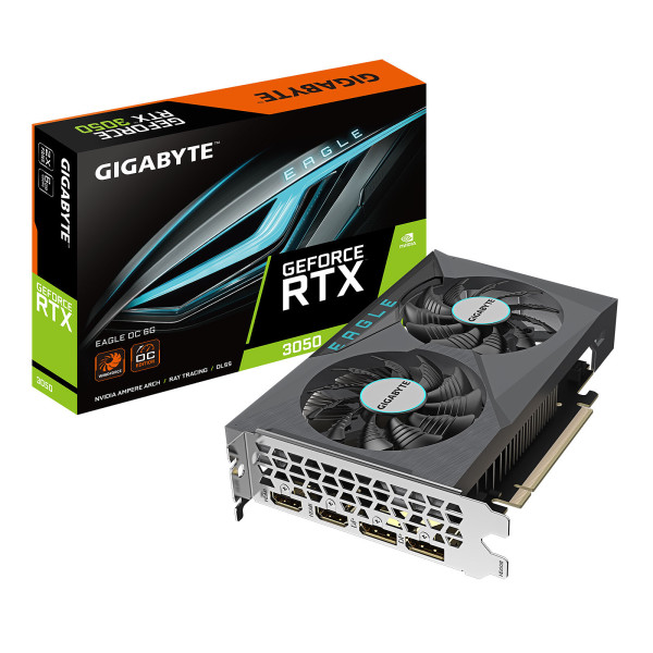 Gigabyte GeForce RTX 3050 EAGLE OC 6GB GDDR6 Cartes graphiques Gigabyte, Ultra Pc Gamer Maroc