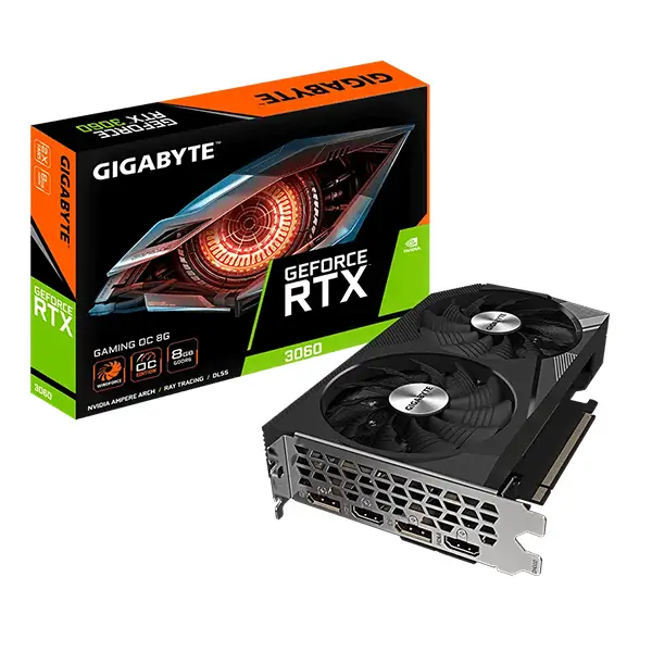 Gigabyte GeForce RTX 3060 Gaming OC 8GB GDDR6 Cartes graphiques Gigabyte, Ultra Pc Gamer Maroc