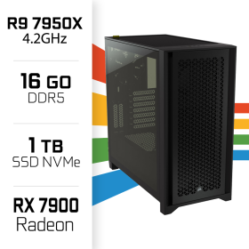 PC Gamer UltraPC Ryzen 9 7950X/1TB SSD/16GB DDR5/RX7900 16GB PC Gamer Avancé UltraPC, Ultra Pc Gamer Maroc