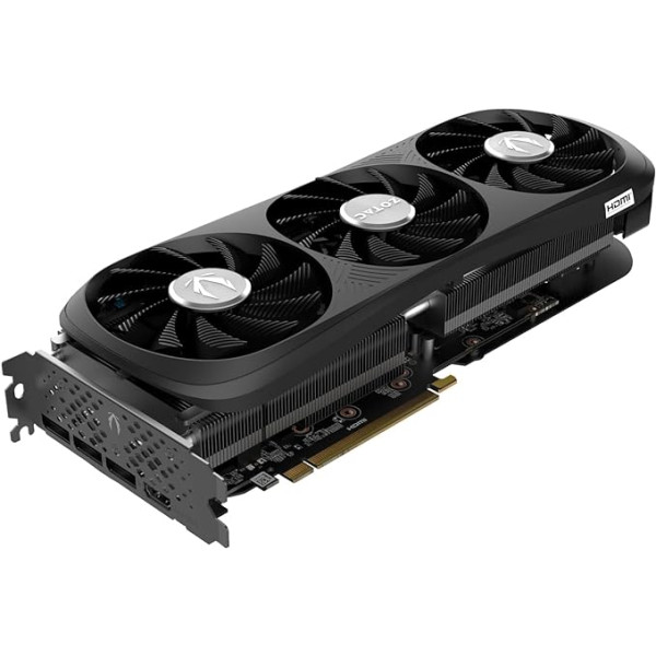 Zotac Gaming GeForce RTX 4070 SUPER Trinity Black Edition 12GB GDDR6X Cartes graphiques Zotac, Ultra Pc Gamer Maroc