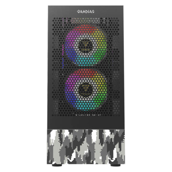 Gamdias Talos E3 Mesh Camouflage Edition Boitiers PC Gamdias, Ultra Pc Gamer Maroc