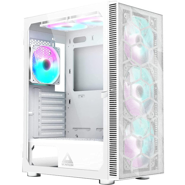 Montech X3 Mesh White Boitiers PC Montech, Ultra Pc Gamer Maroc