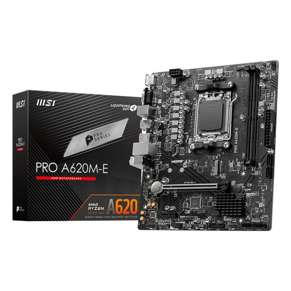MSI PRO A620M-E Socket AM5 MSI, Ultra Pc Gamer Maroc