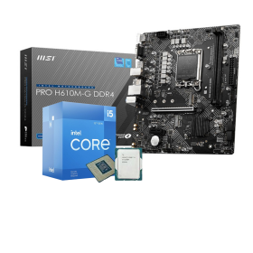 Intel Core i5 12400F (2.5 GHz / 4.4 GHz) + MSI PRO H610M-G DDR4 Processeurs UltraPC, Ultra Pc Gamer Maroc